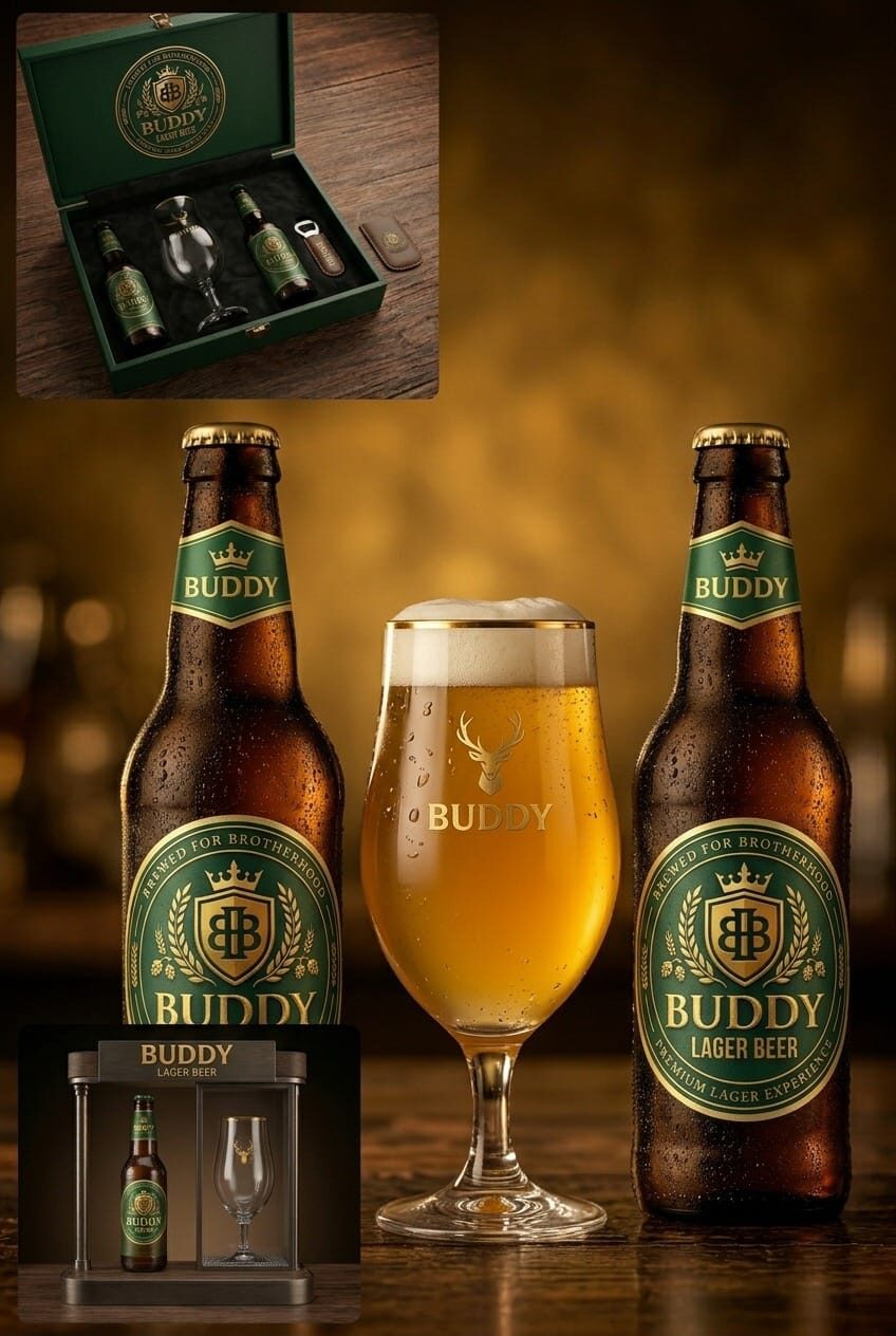 Buddy Lager Beer — Ocean Distillery & Breweries